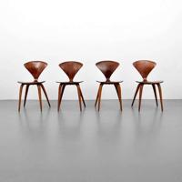 Norman Cherner Dining Chairs - Sold for $1,750 on 01-17-2015 (Lot 312).jpg